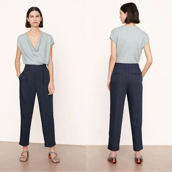 VINCE Mid-Rise Tapered Pull-On Pant - Picture 1 of 15